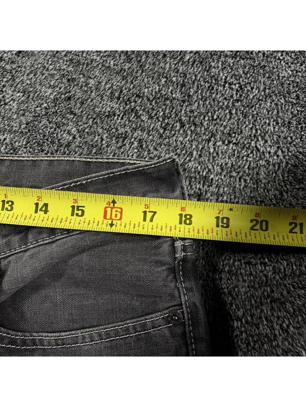 Vintage Y2K grunge Levi’s 527 gray baggy bootcut jeans - fits 36x31! - Picture 3 of 6